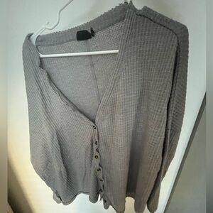 Urban Outfitters Light Gray Cardigan